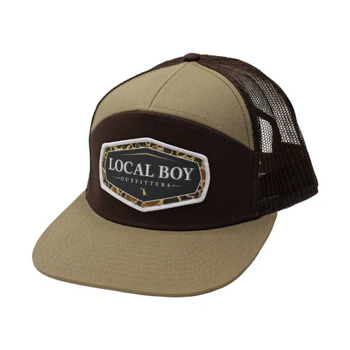 Local Boy Vintage Emblem 7 Panel Hat