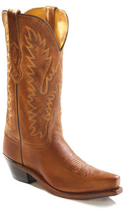 Old West Cognac Snip Toe