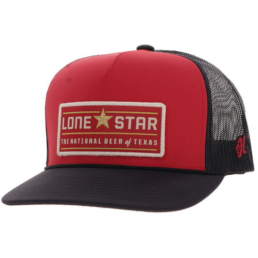 Hooey Lonestar Red/Black Hat