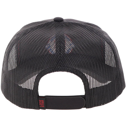 Hooey Lone Star Black with Multi-Color Circle Patch