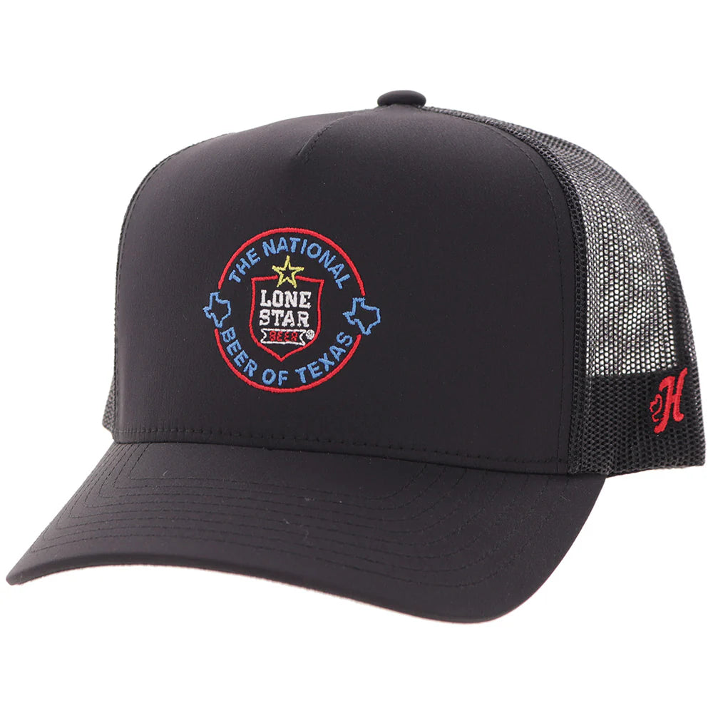 Hooey Lone Star Black with Multi-Color Circle Patch