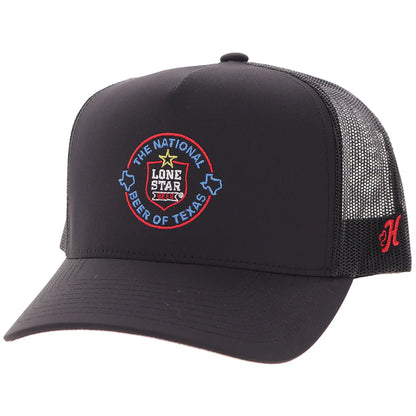 Hooey Lone Star Black with Multi-Color Circle Patch