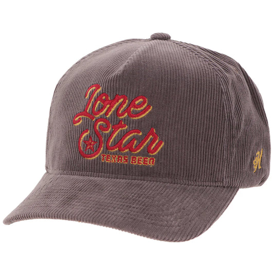 Hooey Lone Star Grey Corduroy with Red/ Yellow Logo