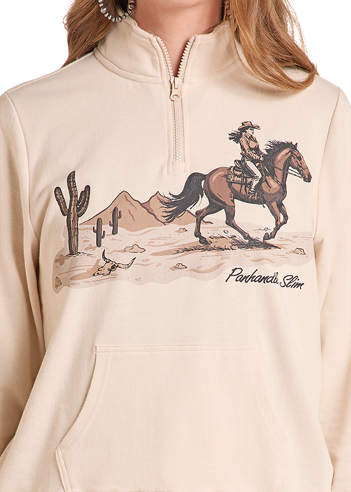 Rock & Roll Cowgirl Pullover Natural