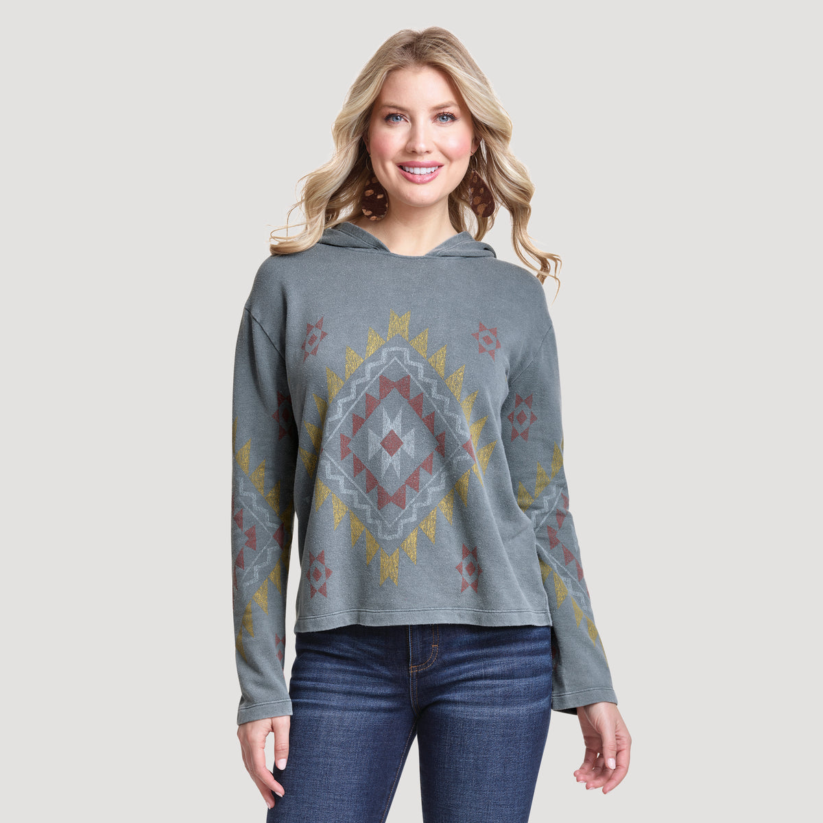 Wrangler Ladies Aztec Sweatshirt