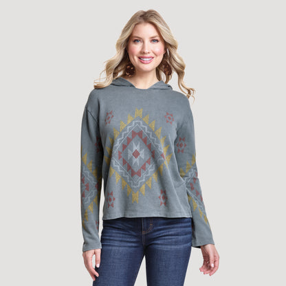 Wrangler Ladies Aztec Sweatshirt