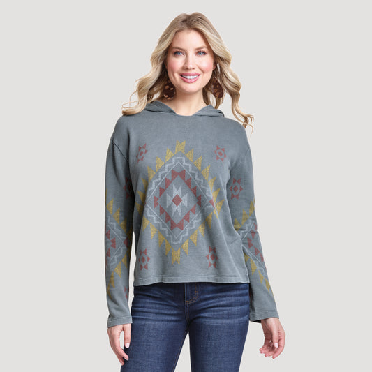 Wrangler Ladies Aztec Sweatshirt