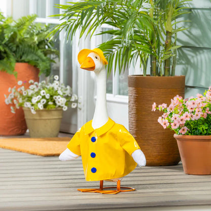 Evergreen Porch Goose Outfit Raincoat