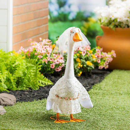 Evergreen Porch Goose Outfit Bride