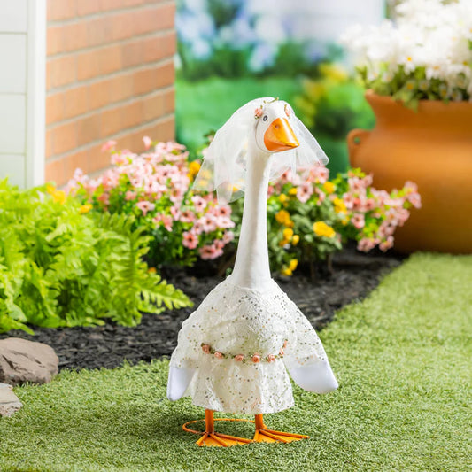 Evergreen Porch Goose Outfit Bride