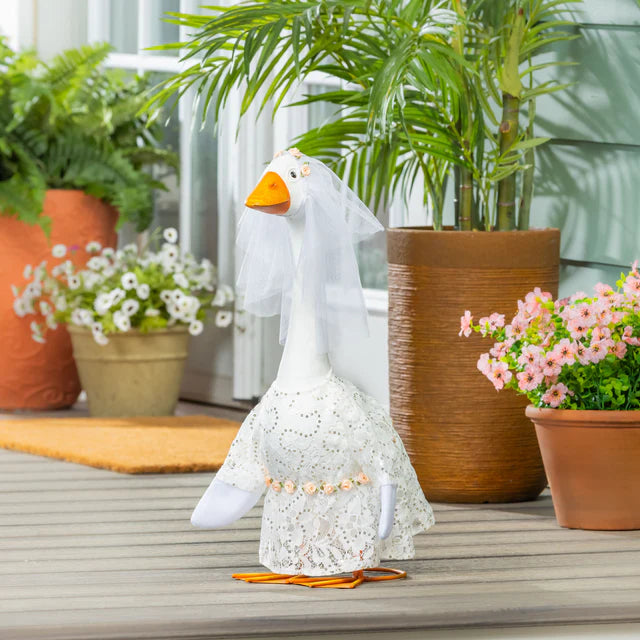 Evergreen Porch Goose Outfit Bride