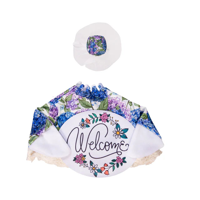 Evergreen Porch Goose Outfit Hydrangea Happiness