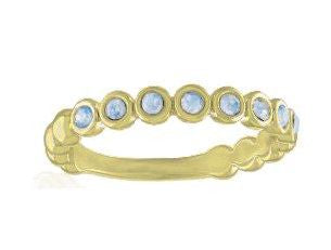 Opalescence Infinity Gold Layers Rings