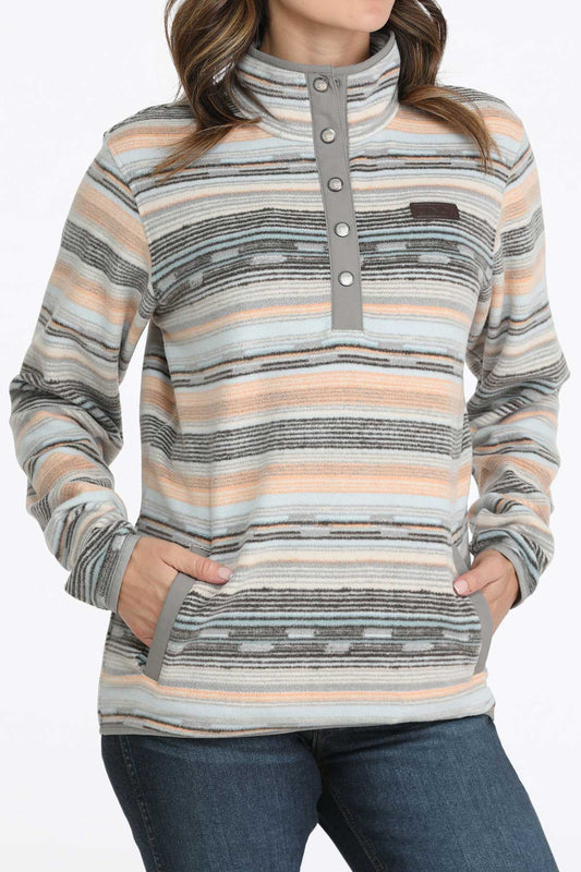 Cinch Ladies Polar Fleece Pullover Multi