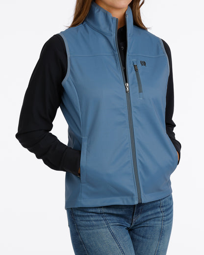 Cinch Ladies Windproof Vest Blue