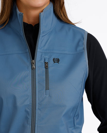 Cinch Ladies Windproof Vest Blue