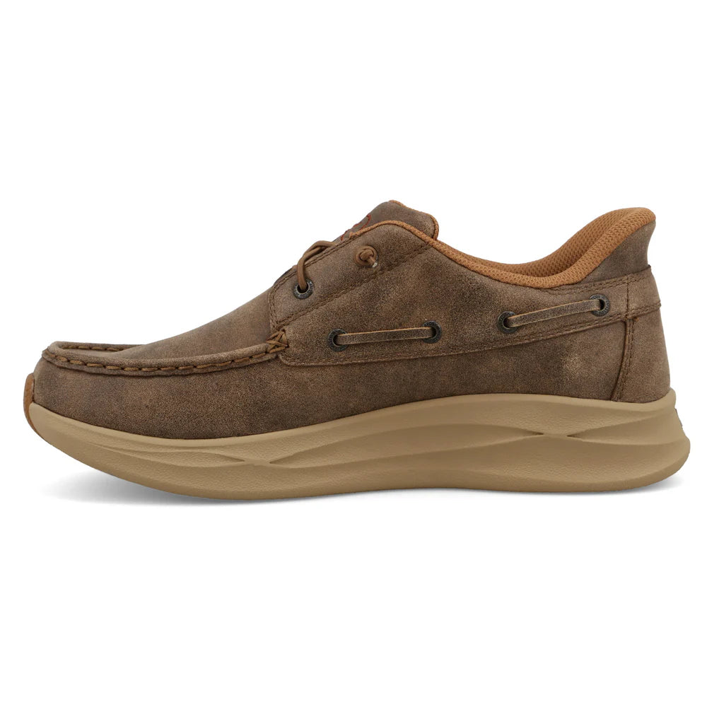 Twisted X Feather X EZ On Shoe Bomber Brown