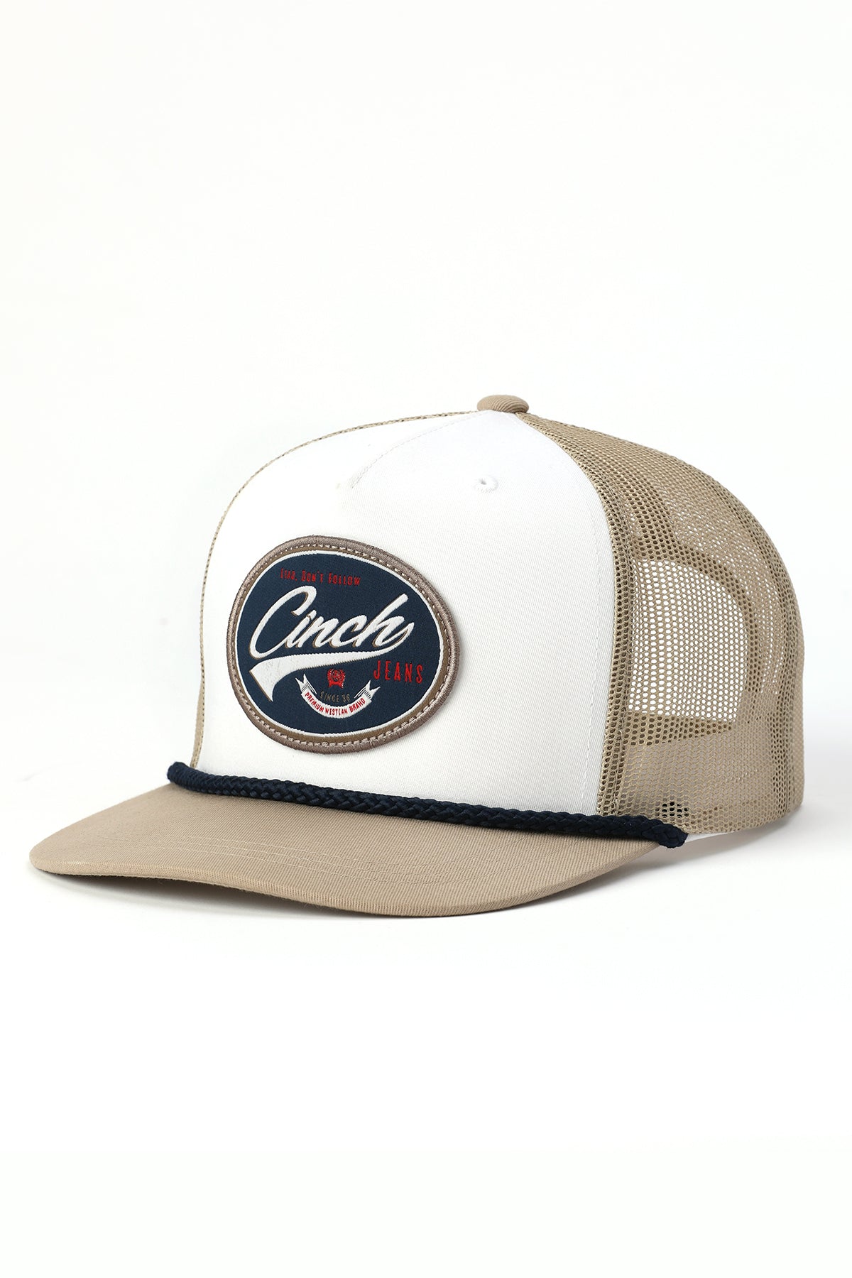 Cinch White / Tan Rope Hat