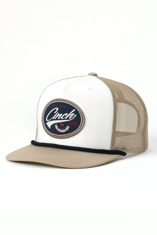 Cinch White / Tan Rope Hat