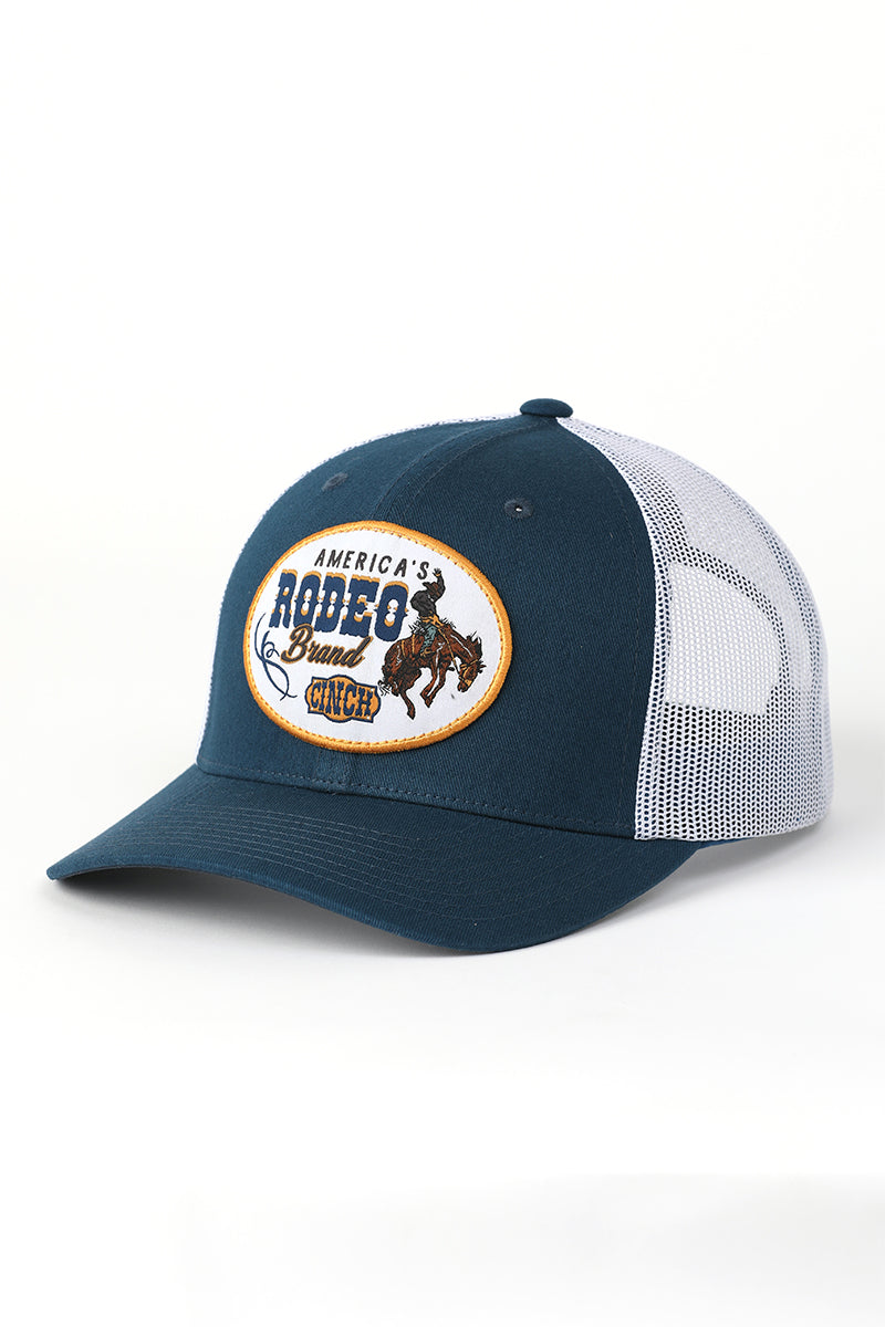 Cinch 6 Panel Trucker Blue Rodeo