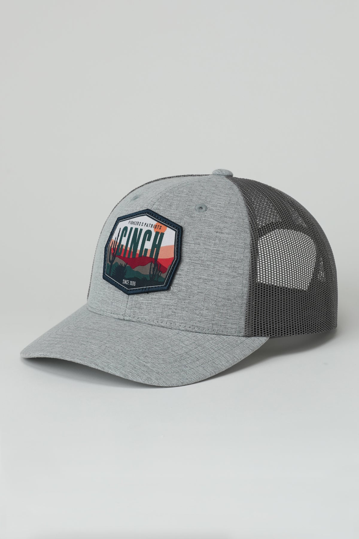 Cinch Desert Scene Trucker Cap Grey