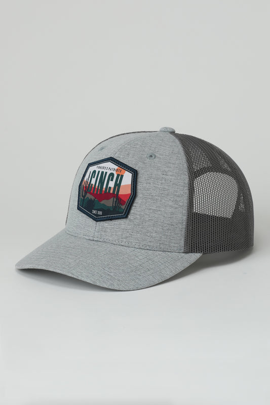 Cinch Desert Scene Trucker Cap Grey