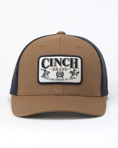 Cinch Logo Patch Ball Cap Brown/Black