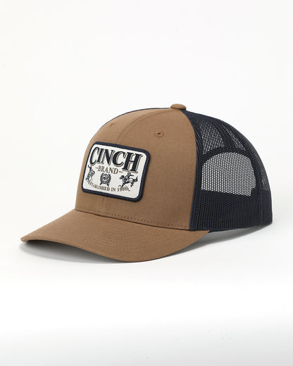 Cinch Logo Patch Ball Cap Brown/Black