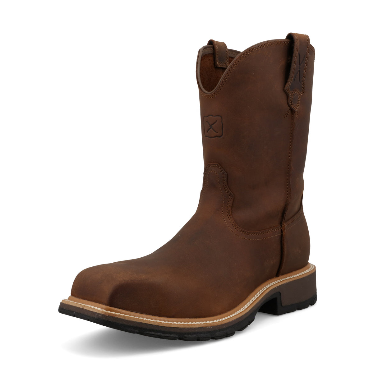 Twisted X 10" Square Toe Dark Brown Nano Toe