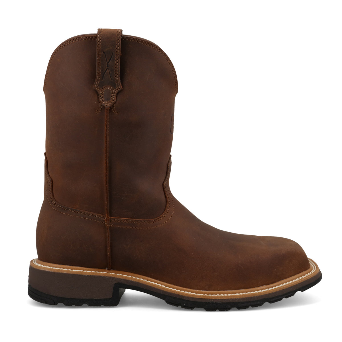 Twisted X 10" Square Toe Dark Brown Nano Toe