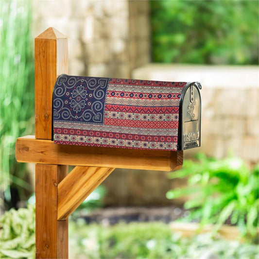 Evergreen Americana BOHO Mailbox Cover