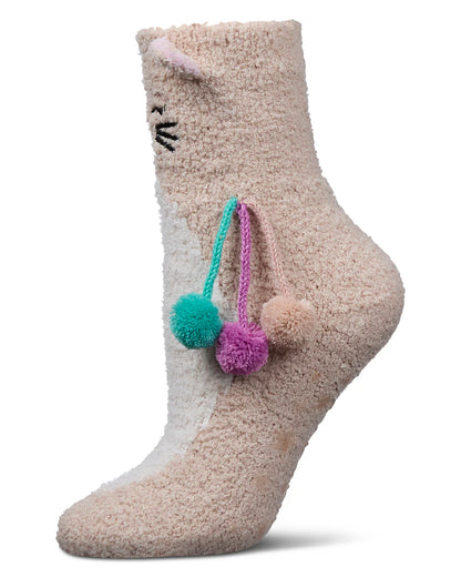 MeMoi Cat Embellished Plush Crew