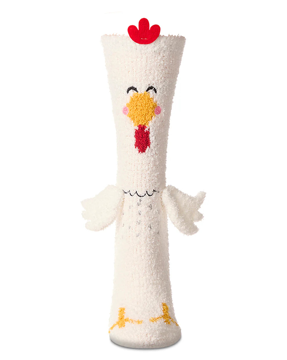 MeMoi Chicken Embellished Plush Crew