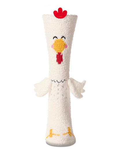 MeMoi Chicken Embellished Plush Crew