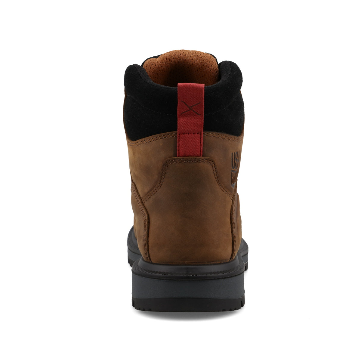 Twisted X Made in USA 6" Quick Draw Work Boot Brown/Black