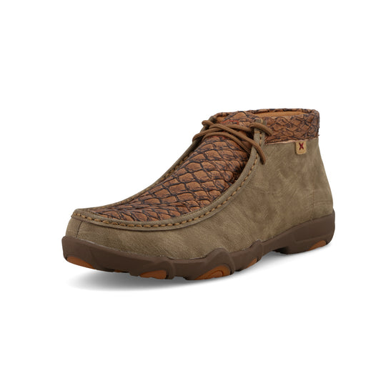 Twisted X Chukka Driving Moc Dark Tan & Shitake