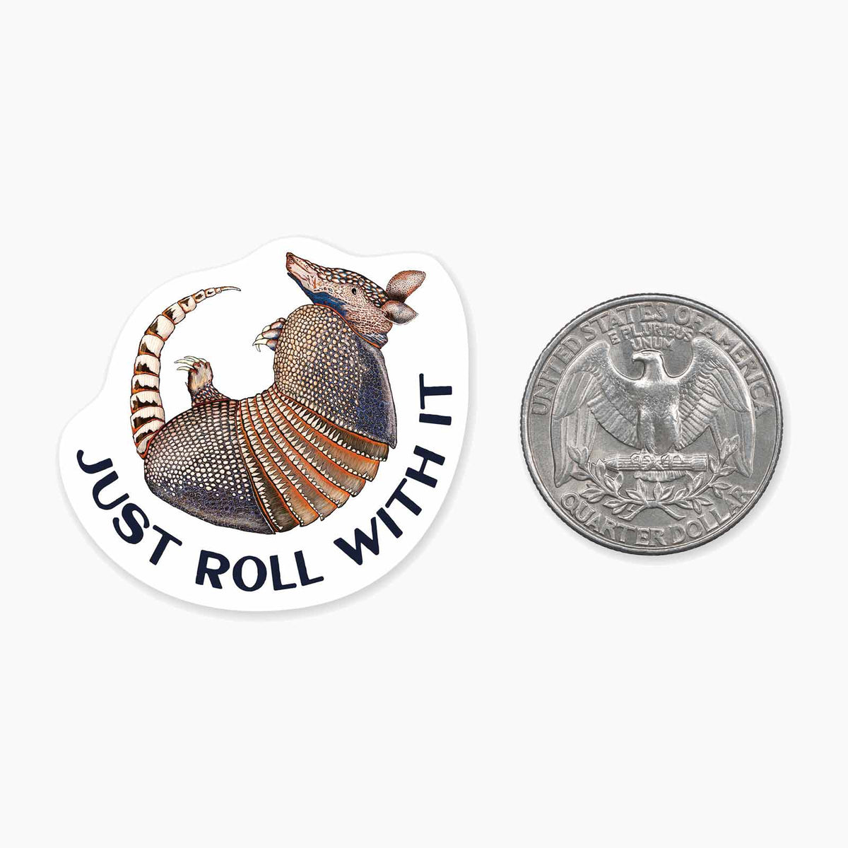 Nice Enough Stickers MINI Armadillo