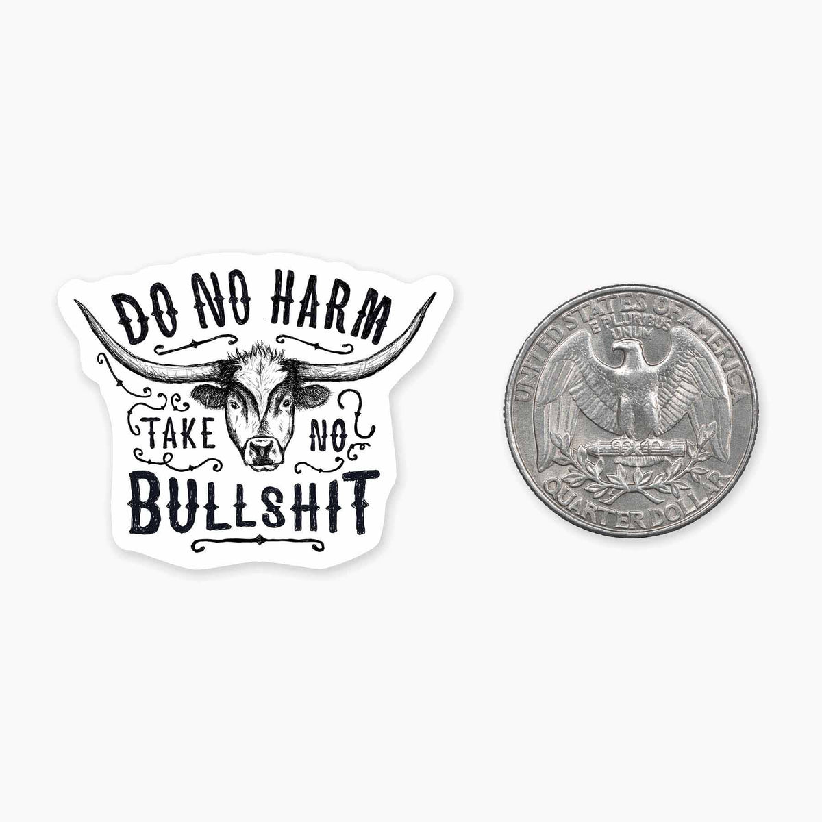 Nice Enough Stickers MINI Bullshit