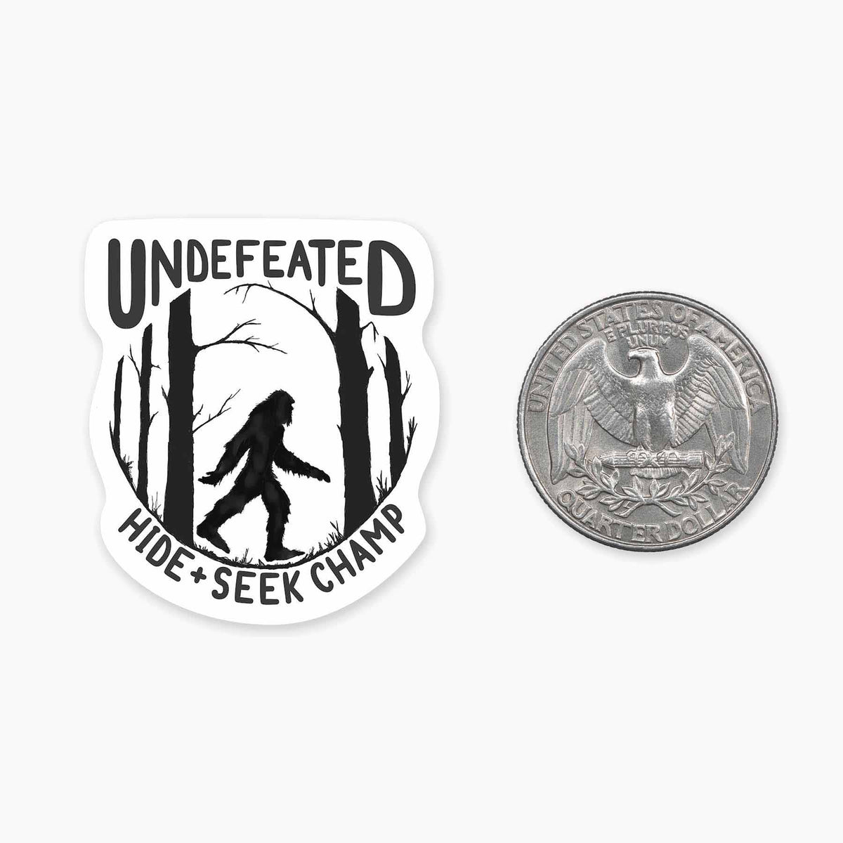 Nice Enough Stickers MINI Undefeated