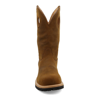 Twisted X Pull On Logger Distressed Saddle Composite Toe Waterproof EH