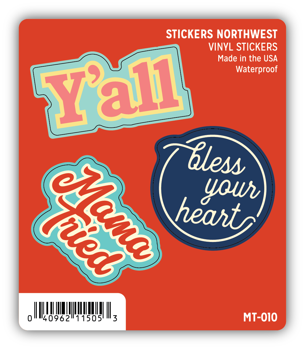 Stickers Northwest Snarky Southern Mini Trio