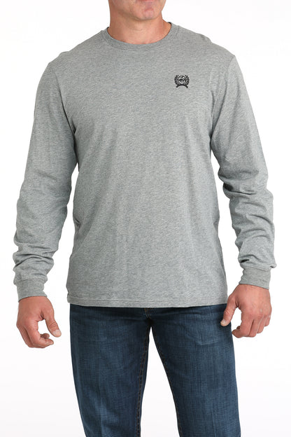 Cinch That Dog'll Hunt Long Sleeve Grey Tee