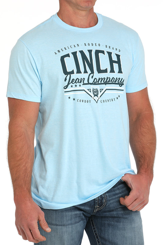 Cinch Jean Company Tee Light Blue