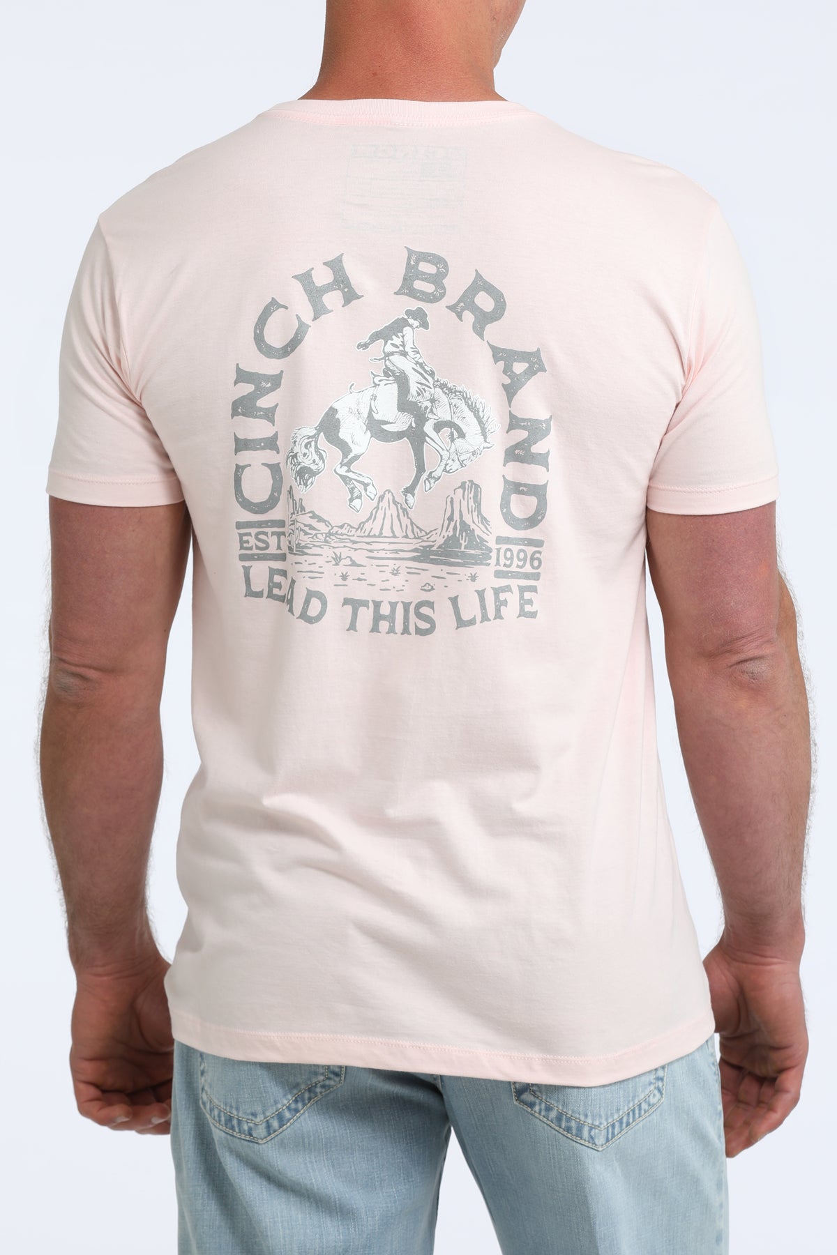Cinch Lead This Life Tee Pink