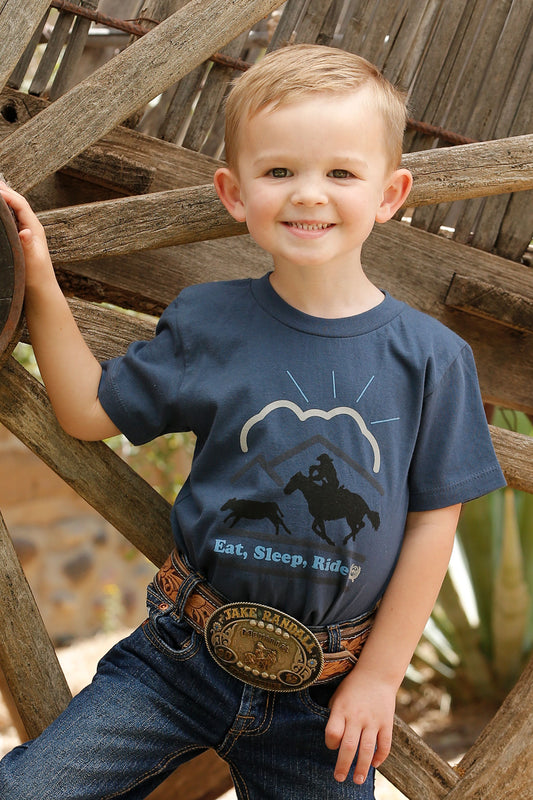 Cinch Toddler SS Tshirt Blue