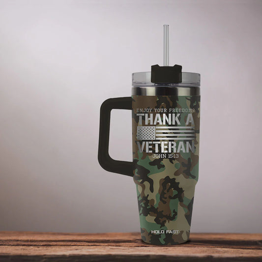 Kerusso Thank A Veteran 30 oz Mug