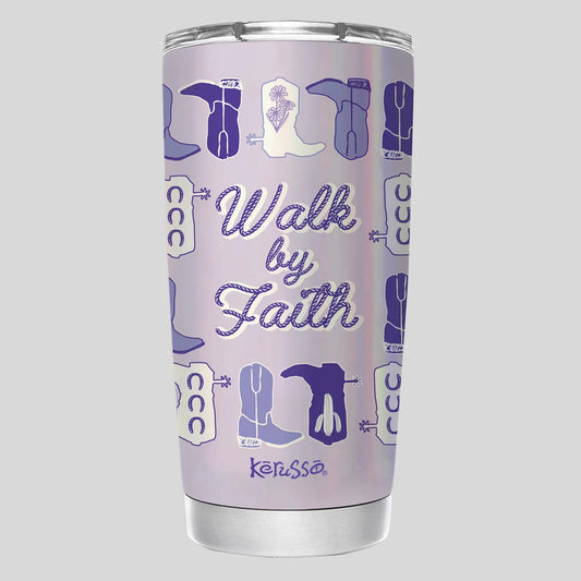 Kerusso Walk By Faith 20oz Tumbler