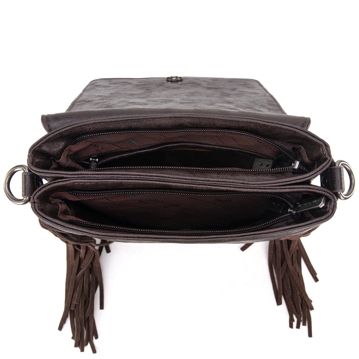 Montana West Tooled Fringe Crossbody Concealed Carry