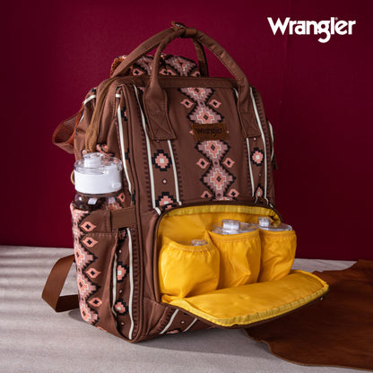 Montana West Wrangler Aztec Callie Diaper Backpack