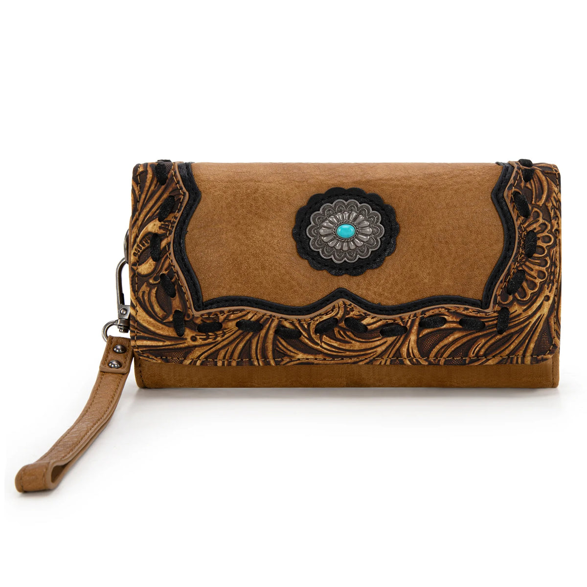 Montana West Trinity Ranch Concho Collection Wallet